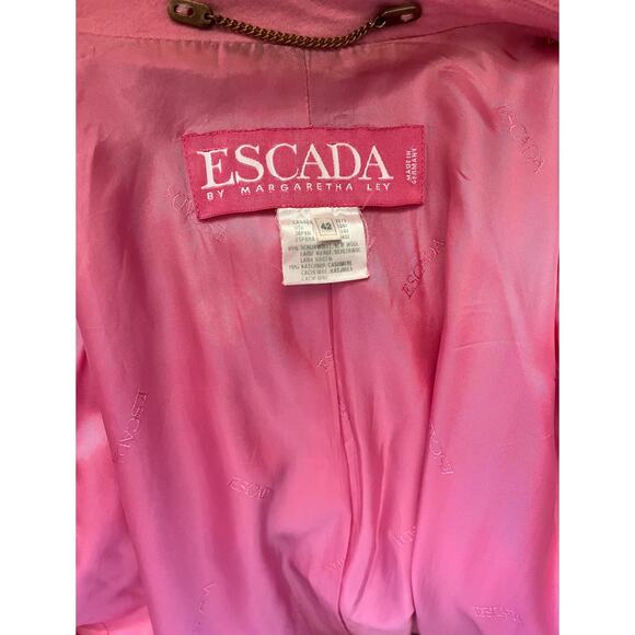 Vintage Escada by Margaretha Ley wool and cashmere blazer, size 10 - Picture 8 of 9